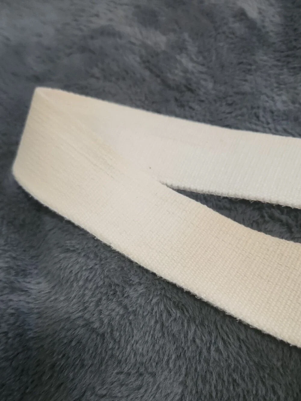 Classic Cream D-Ring Webbing Belt